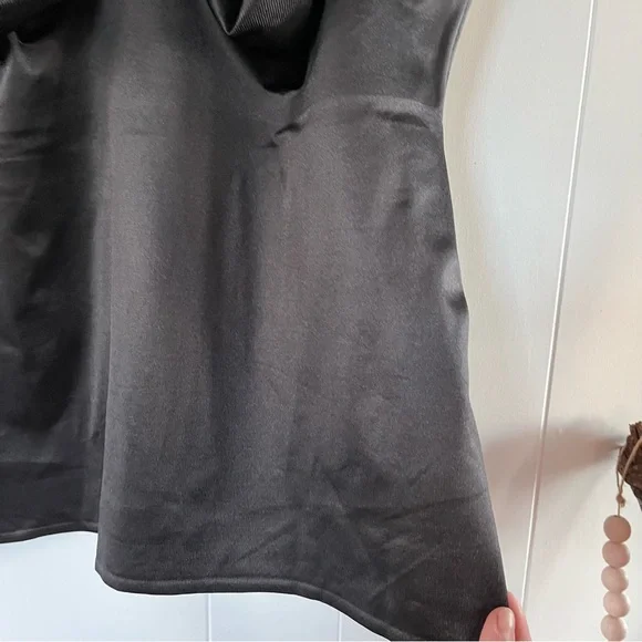 Ruby Ribbon Original Cami Black 3022 Shaping Tank Top Wire-Free Scoop Neck 44 - Picture 6 of 10